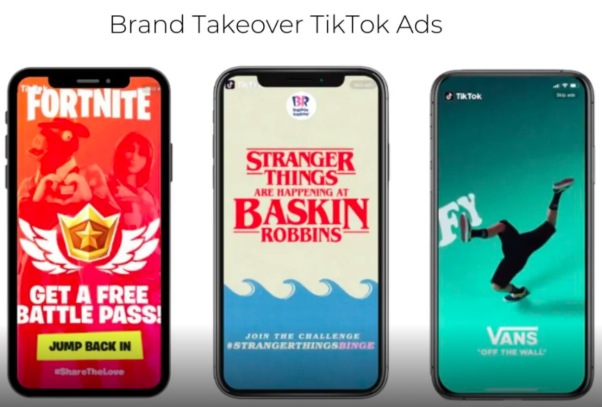 Brand Takeover TikTok Ads